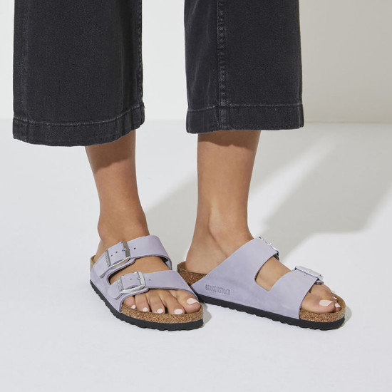 Birkenstock Classic Arizona Soft Footbed Nubuck Leather